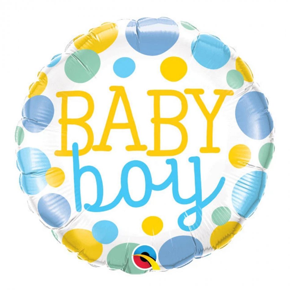 Baby Boy Dots