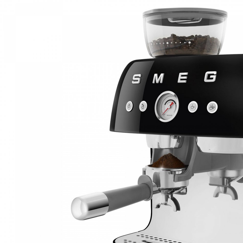 Espressomachine Met Bonenmaler Zwart