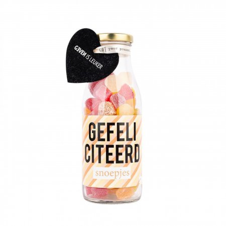 Gefeliciteerd snoepjes
